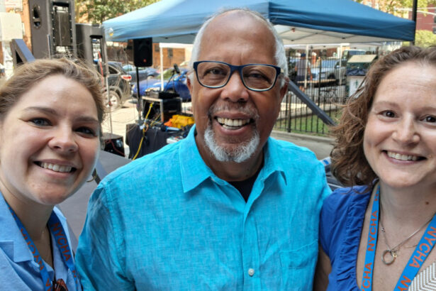 SR w NYCHA COO Eva Trimble (r) and her Chief of Staff